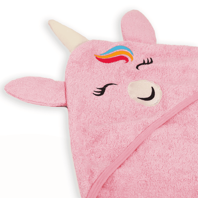 Super-soft Bamboo Cotton Hooded Towel - Uni-cuddle - Chickabookids