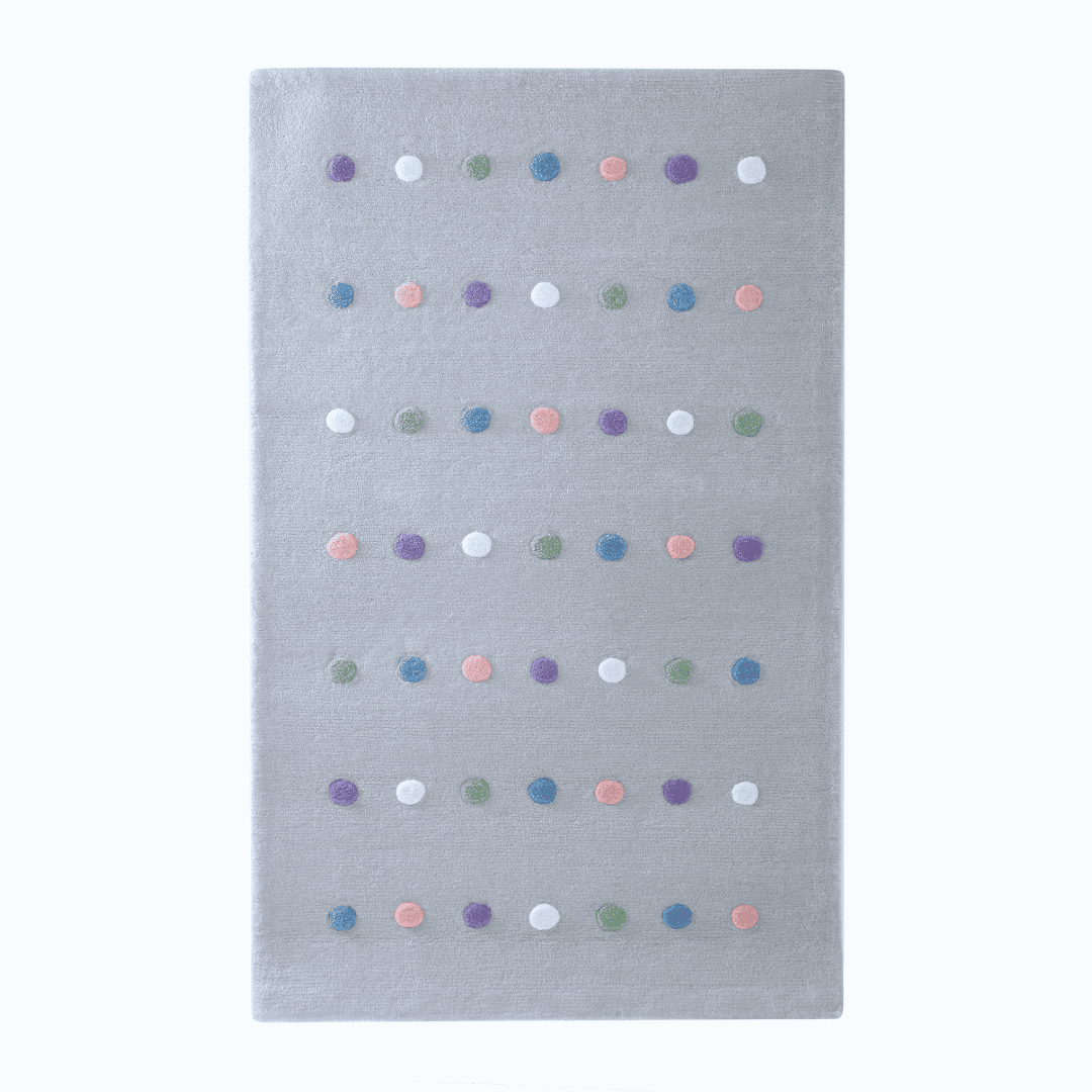 Polka dot Rug (Grey)