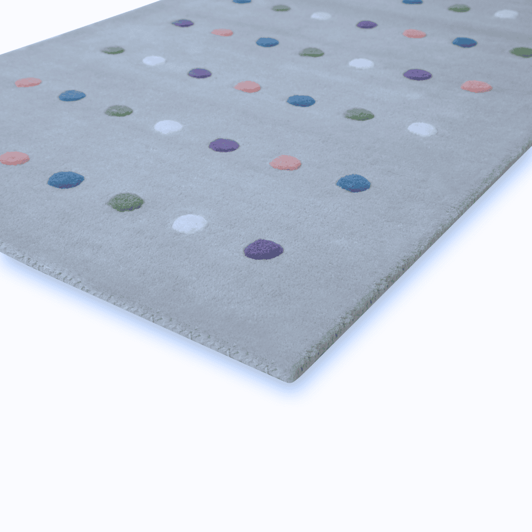 Polka dot Rug (Grey)