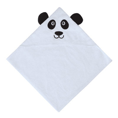 Super-soft Bamboo Cotton Hooded Towel - Panda Pal - Chickabookids