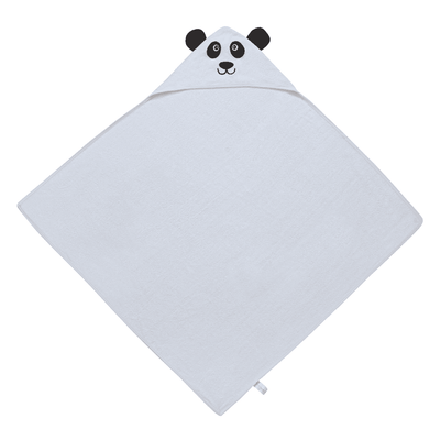 Super-soft Bamboo Cotton Hooded Towel - Panda Pal - Chickabookids