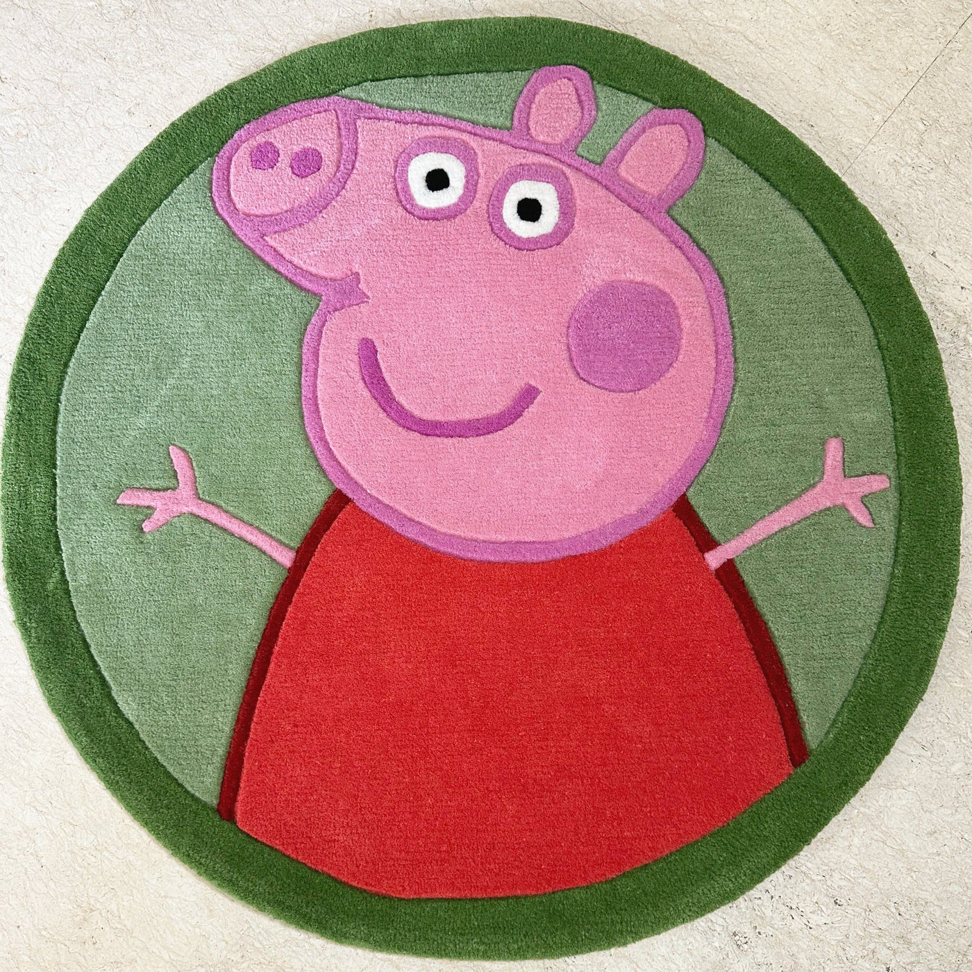 Peppa - 100% Newzealand Wool rug - Chickabookids