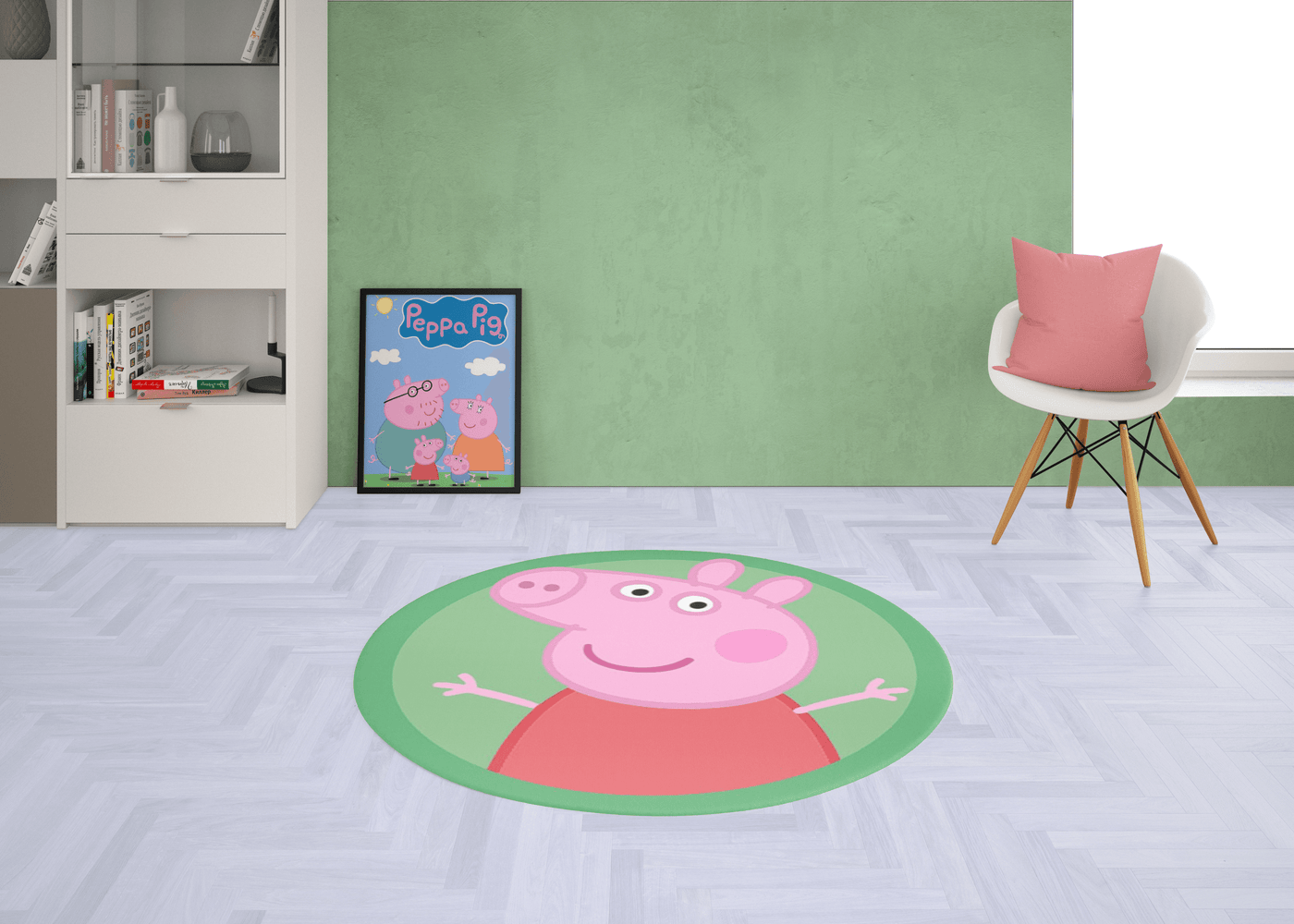 Peppa - 100% Newzealand Wool rug - Chickabookids