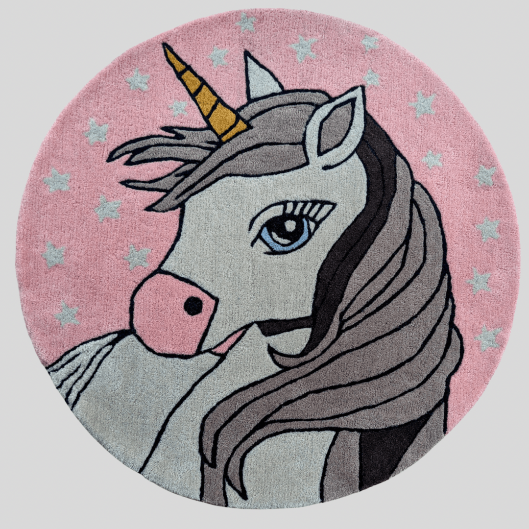 Unicorn Love Rug - 100% New Zealand Wool - Chickabookids