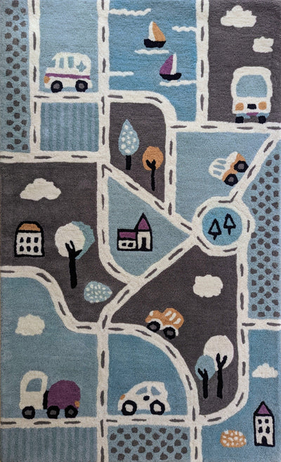 Landscape Rug - 100% New Zealand Wool - Chickabookids