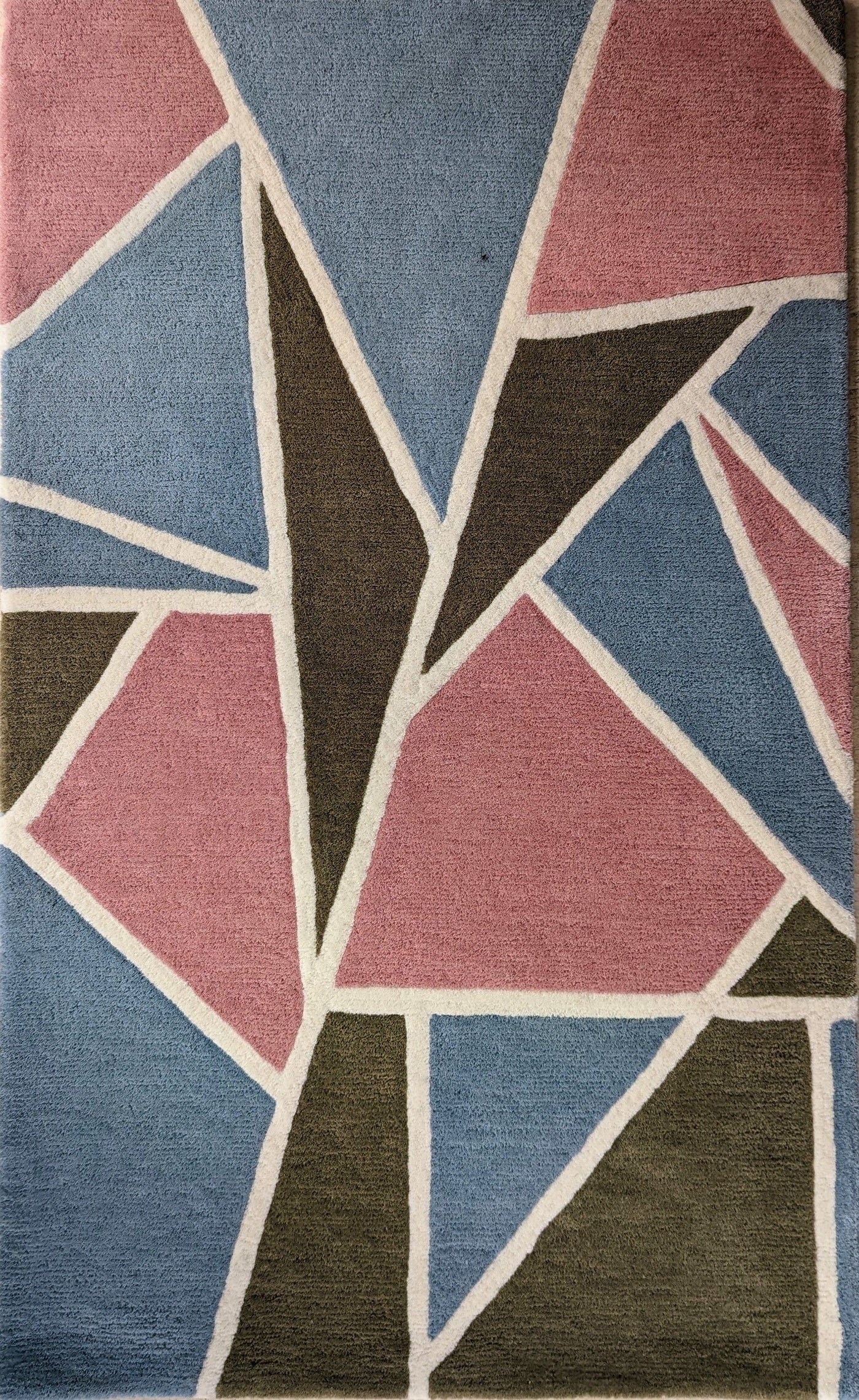 My Geometrical Print Rug - 100% New Zealand Wool - Chickabookids