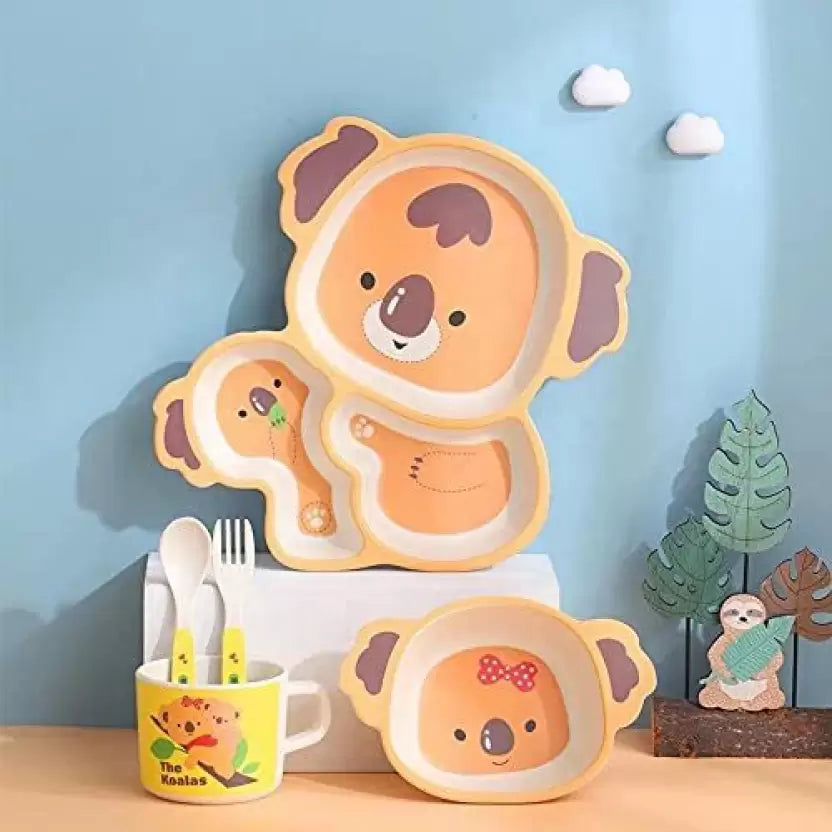 Bamboo Cutlery Set - Cute Koala - Chickabookids